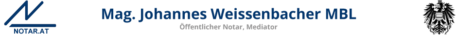 Notariat Kindberg - Mag. Johannes Weissenbacher MBL Logo